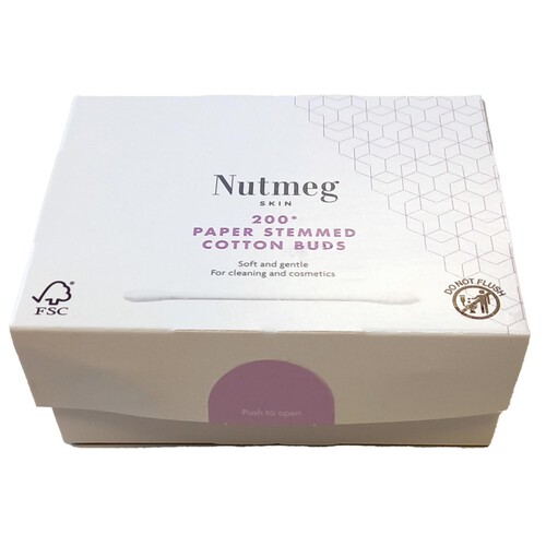 Nutmeg Paper Stemmed Cotton Buds