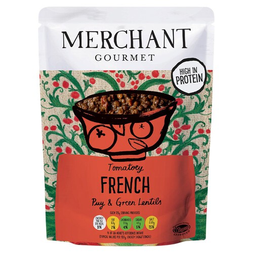 Merchant Gourmet Tomatoey Puy & Green Lentils