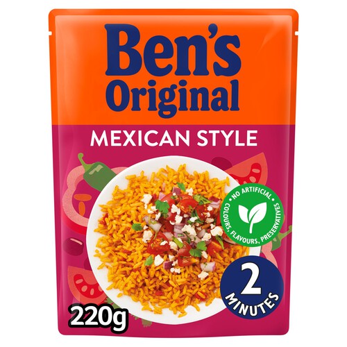 Bens Original Mexican Style Microwave Rice 