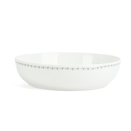 Heart Decal Pasta Bowl