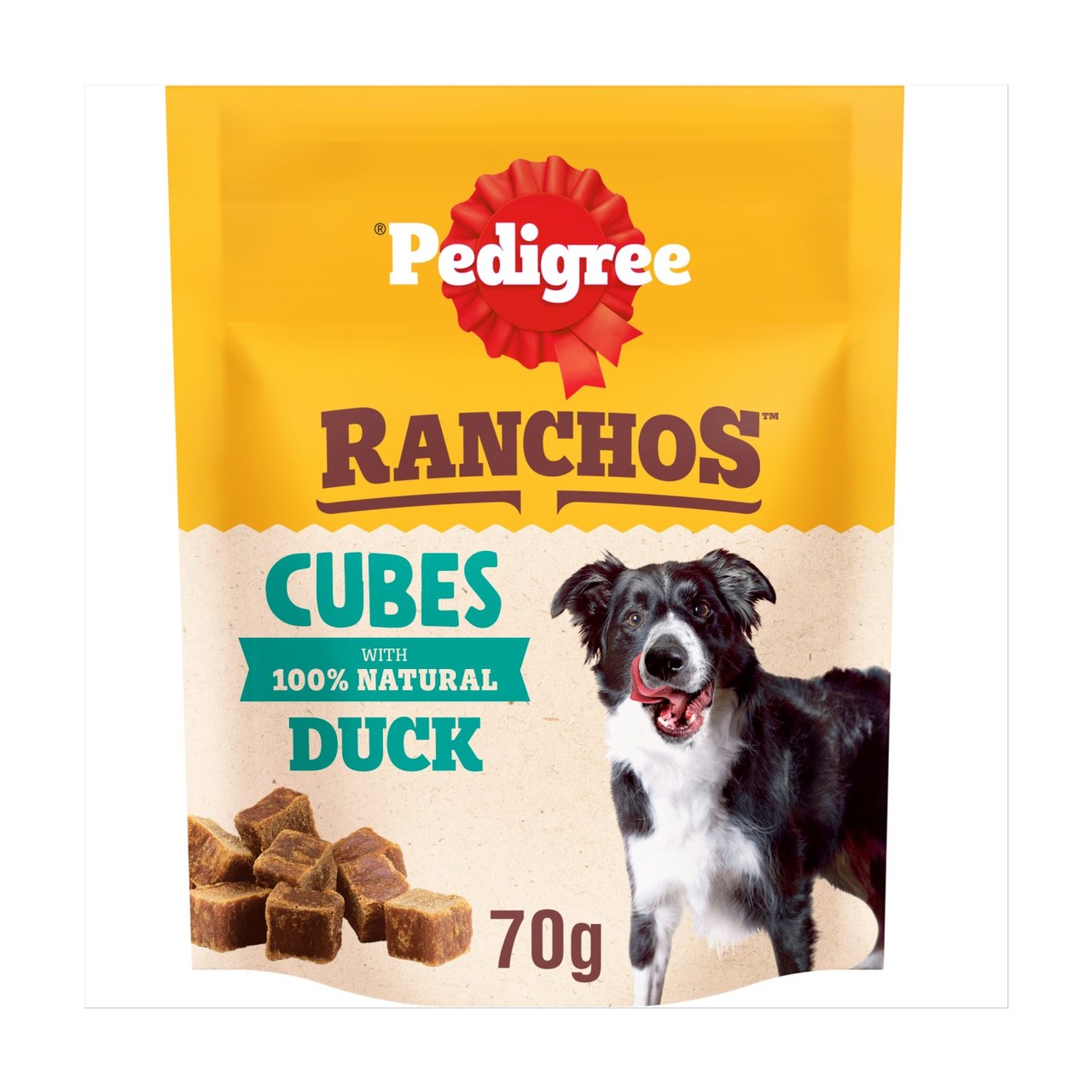 Pedigree Ranchos Reward Cube Treats In Duck 70g