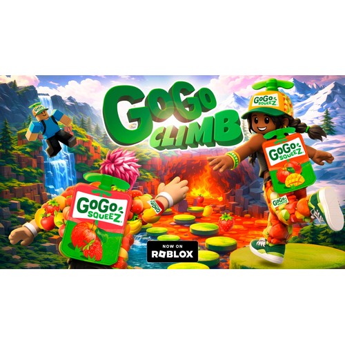 GoGo squeeZ Fruit Smoothie Snack Apple and Strawberry 4x90g