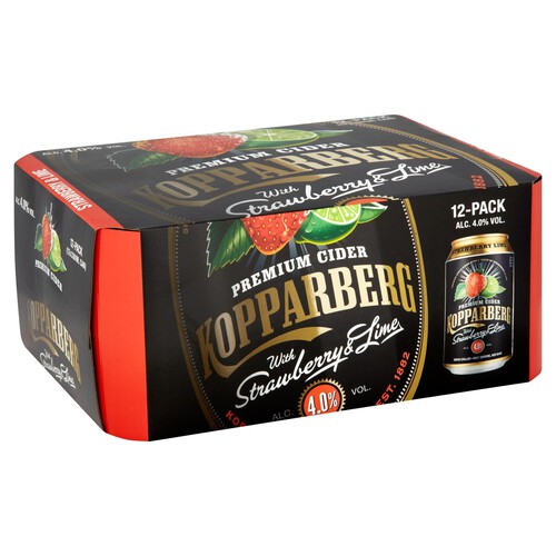 Kopparberg Strawberry & Lime Cider Cans