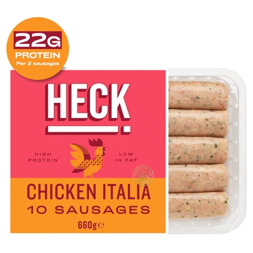 Heck! Chicken Italia 10 Thick Sausages