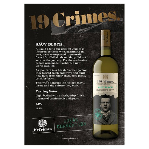 19 Crimes Sauvignon Block