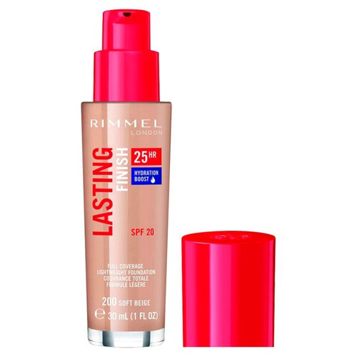 Rimmel London Lasting Finish 25HR Foundation 200 Soft Beige