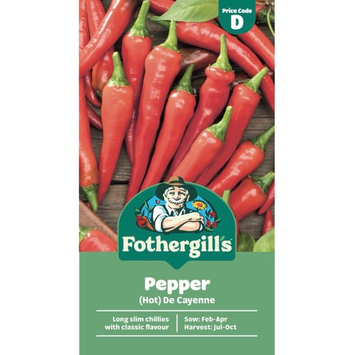 Mr Fothergills Pepper De Cayenne Seeds