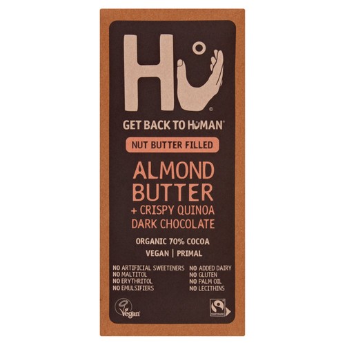 Huel Almond Butter Crispy Quinoa Dark Chocolate Bar