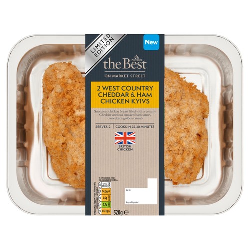 Morrisons The Best 2 West Country Cheddar Ham Chicken Kyivs