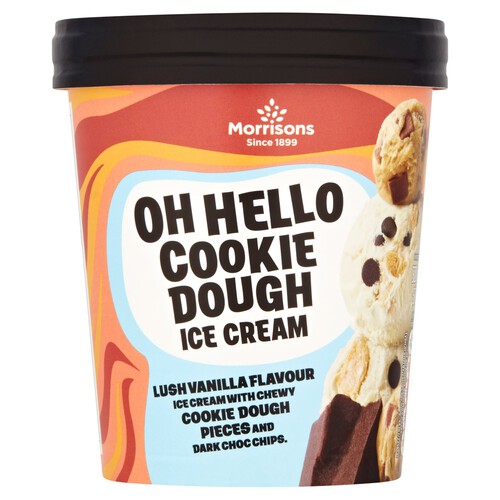 Morrisons Loaded Cookie Dough Ice Cream