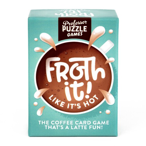 Professor Puzzle Froth It Card Game