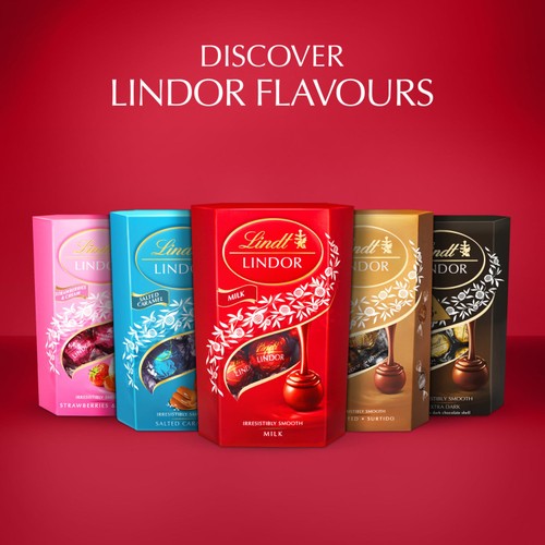 Lindt Lindor Milk Chocolate Truffles Box 200g