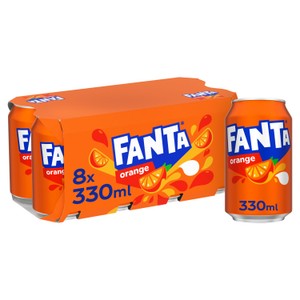 Fanta Orange Zero 8x330ml