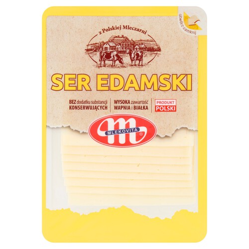 Mlekovita Edam Natural Slices