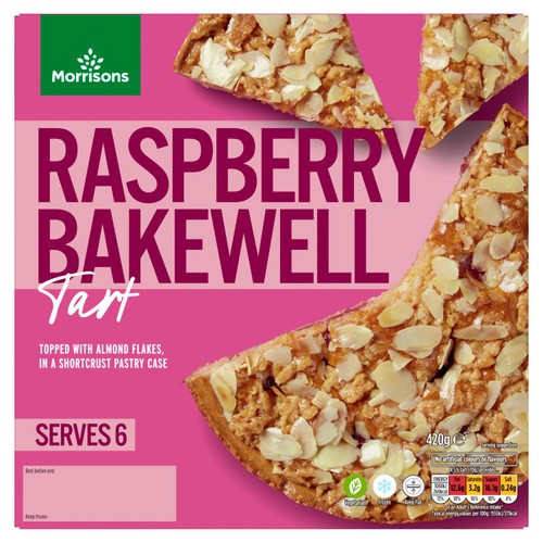 Morrisons raspberry bakewell tart