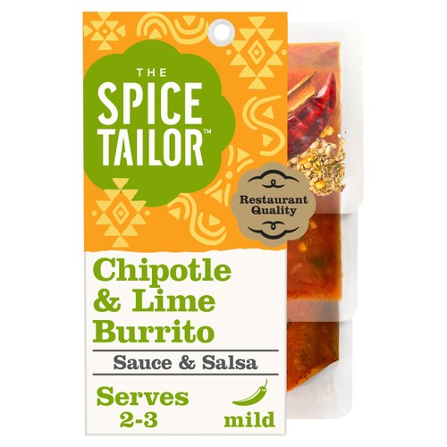 The Spice Tailor Mexican Chipotle Burrito Sauce & Salsa Meal Kit