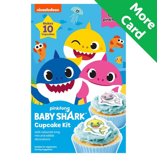 Nickelodeon Pinkfong Baby Shark Cupcake Kit