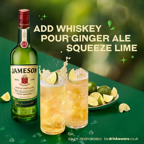 Jameson Triple Distilled Blended Irish Whiskey 70cl