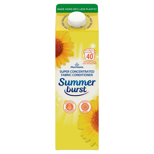 Morrisons Summer Burst Fabric Conditioner 40 Washes