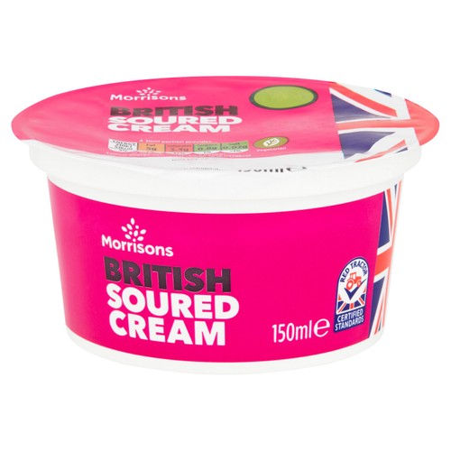 Morrisons british soured cream