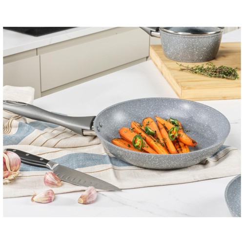 Salter Marblestone 24cm Frypan Grey