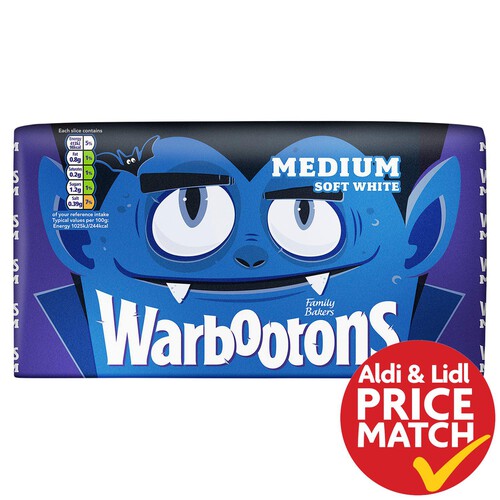 Warburtons Medium White Bread