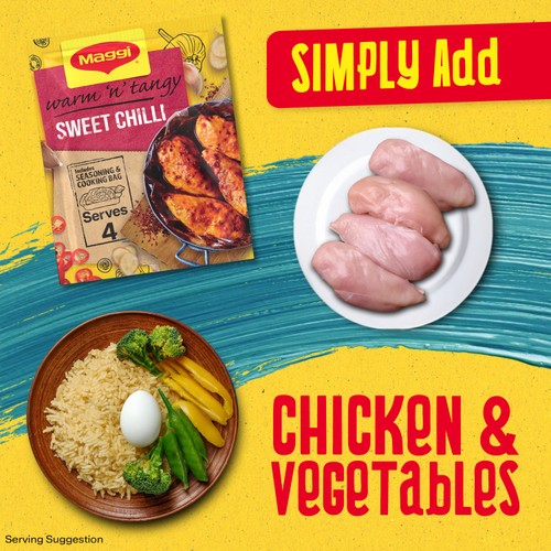 Maggi Juicy Sweet Chilli Halloumi Herb and Spice Seasoning Mix