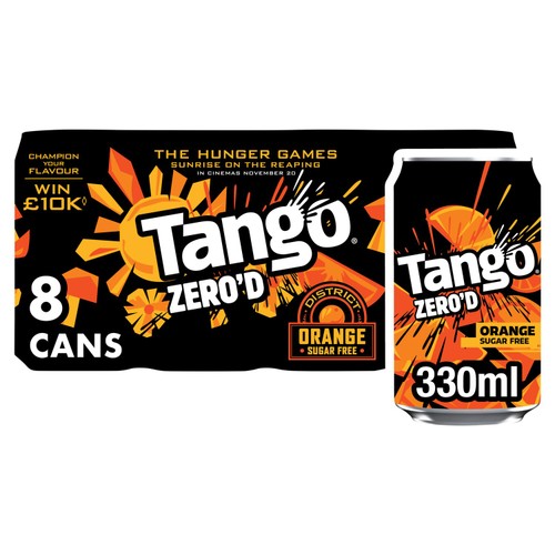 Tango Orange Sugar Free Cans