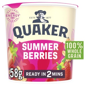 Quaker Oats Oat So Simple Summer Berries Porridge Pot