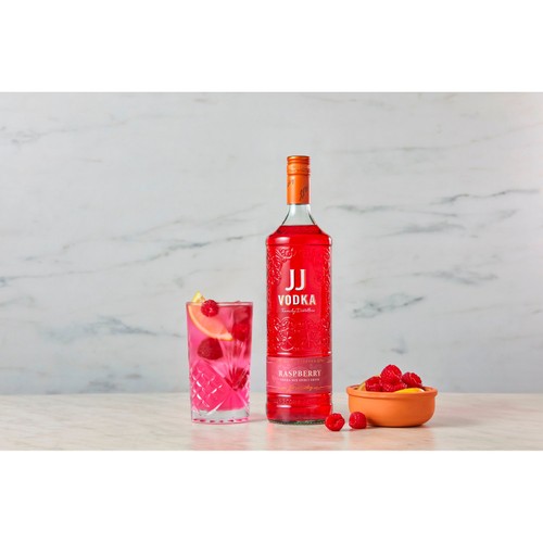 J.J  Vodka Raspberry (32% Abv)