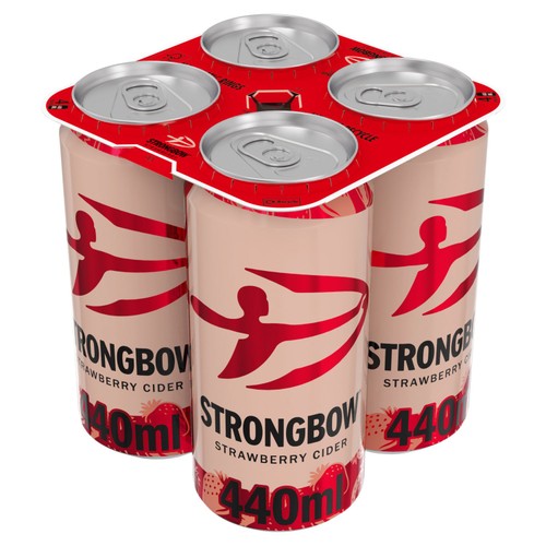 Strongbow Strawberry 4z440ml