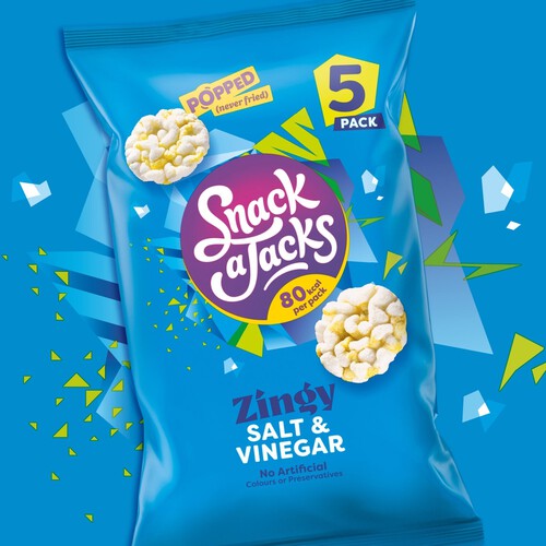 Snack a Jacks Salt & Vinegar Multipack Rice Cakes Crisps