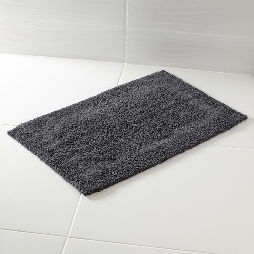 Morrisons Graphite Reversible Bath Mat