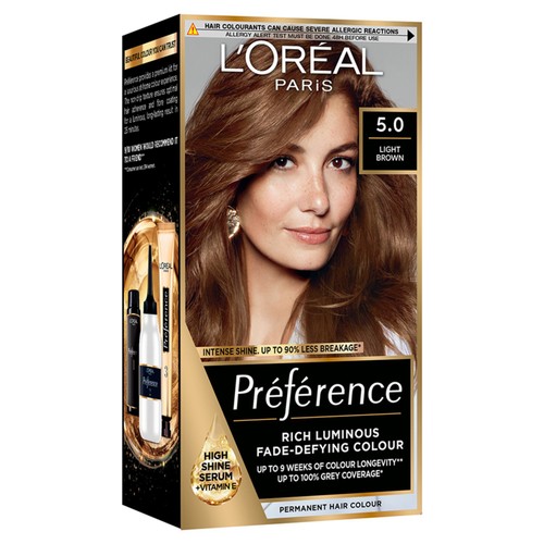 L'Oréal Paris L'Oreal Paris Preference 5.0 Bruges Light Brown Permanent Hair Dye