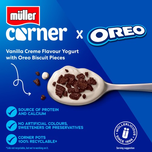 Muller Corner Oreo 124g