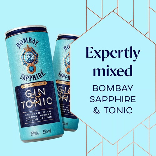 Bombay Sapphire Gin & Tonic Premix Cocktail