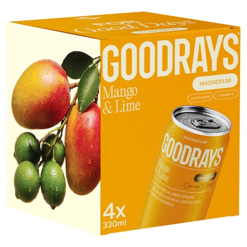 Goodrays Magnesium Tropical 4 x 330ml