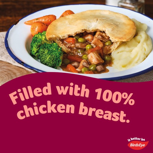 Birds Eye 4 Shortcrust Chicken Pies 620g