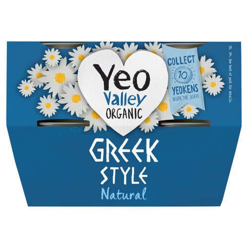 Yeo Valley Natural Greek Style 4 Heavenly Pots