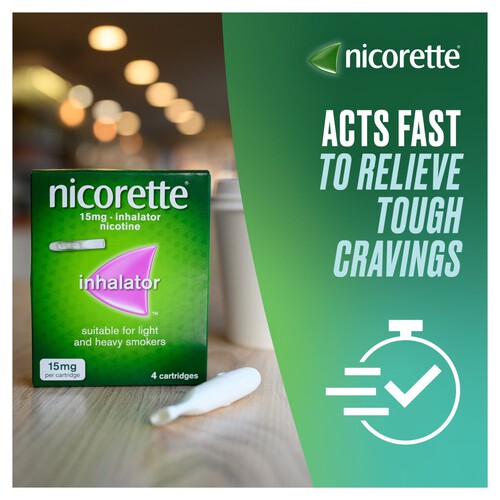 Nicorette 15mg Inhalator (Stop Smoking Aid)