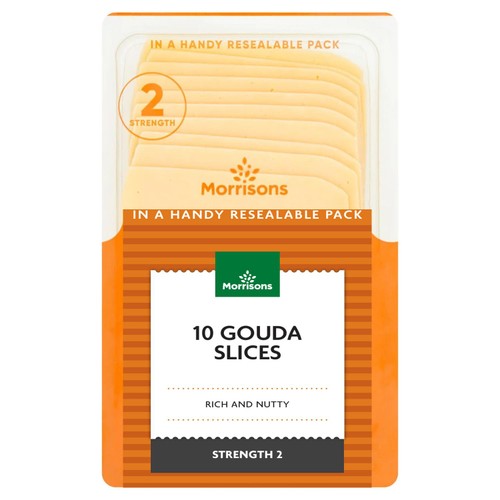 Morrisons Gouda Slices 250g
