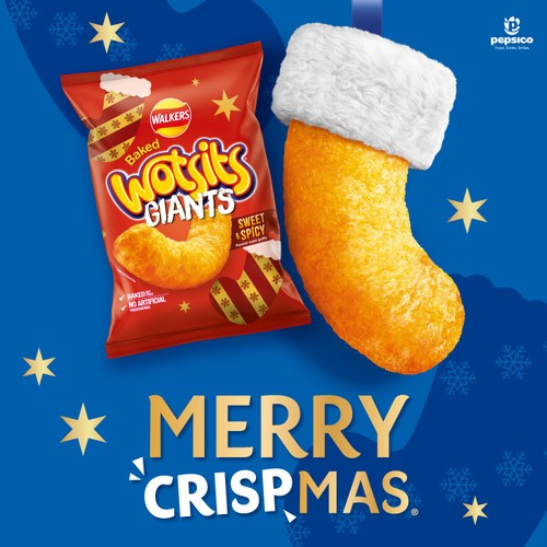 Walkers Wotsits Giants Sweet & Spicy Sharing Snacks Crisps 
