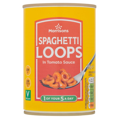 Morrisons Spaghetti Loops in Tomato Sauce