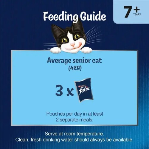 FELIX Doubly Delicious 7+ Countryside Selection Jelly Wet Cat Food