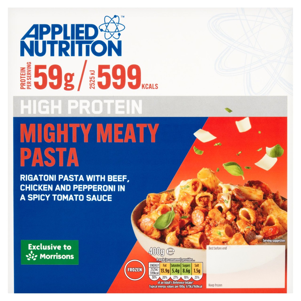Applied Nutrition High Protein Meat Feast Pasta Bake 400g