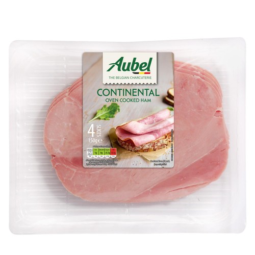 Aubel Continental Oven Cooked Ham 150g