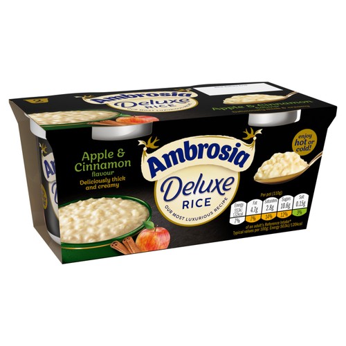 Ambrosia Deluxe Apple & Cinnamon Pot  2 x 110g