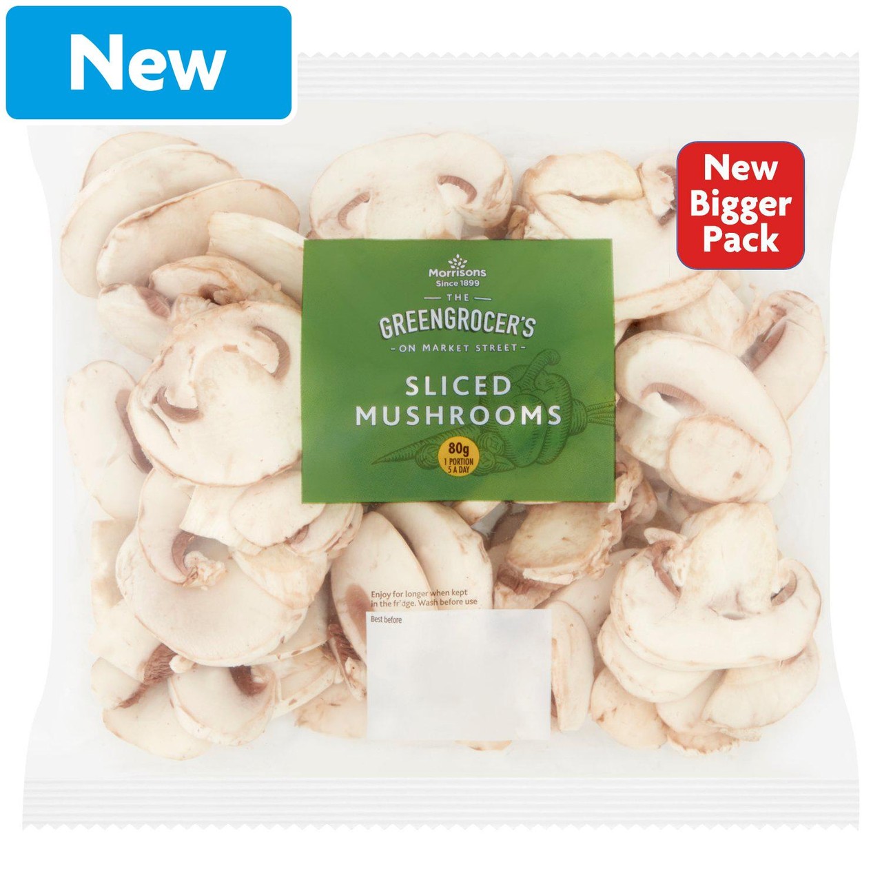 Morrisons Sliced Mushrooms 275g