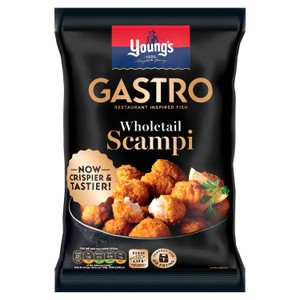 Youngs Gastro Jumbo Wholetail Scampi 230G