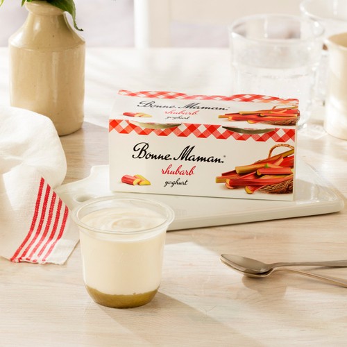 Bonne Maman Yoghurt Rhubarb 2 x 115g